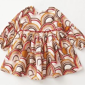 Pink Chicken Rainbow Cecilia Dress sz 4